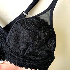 Aerie Black Racerback Bra/Bralette Size 34A